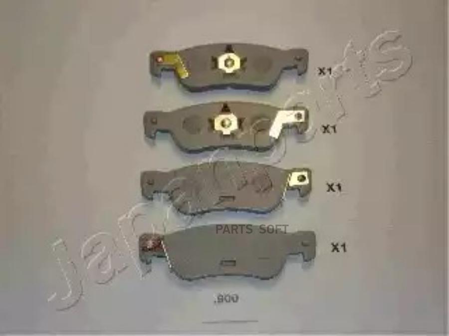Комплект задних тормозных колодок Japanparts PP900AF