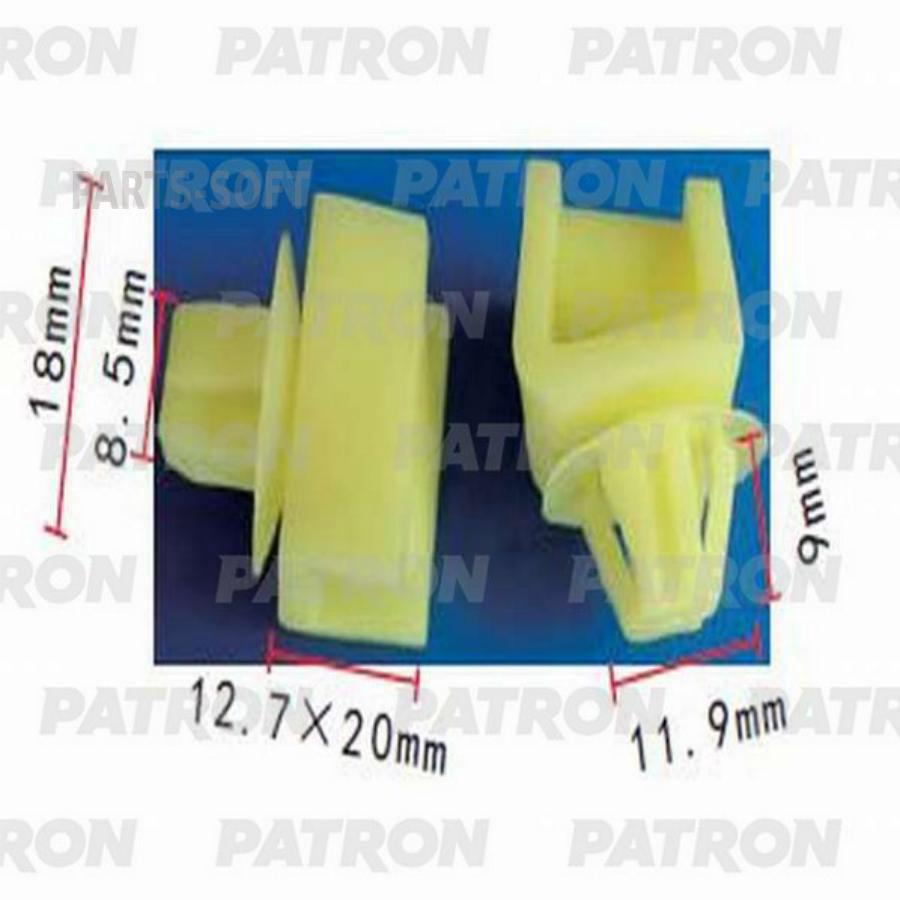 PATRON P371125 клипса пластмассовая MITSUBISHI применяемость: молдинги