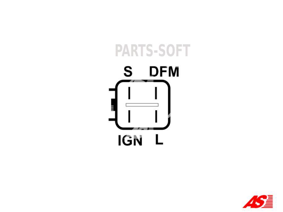 Реле-Регулятор Напряжения Генератора Toyota Avensis 00-08/Corolla 03-09/Hiace #H1#/#H2# 2.5D 01- 2Kd As арт. ARE0045