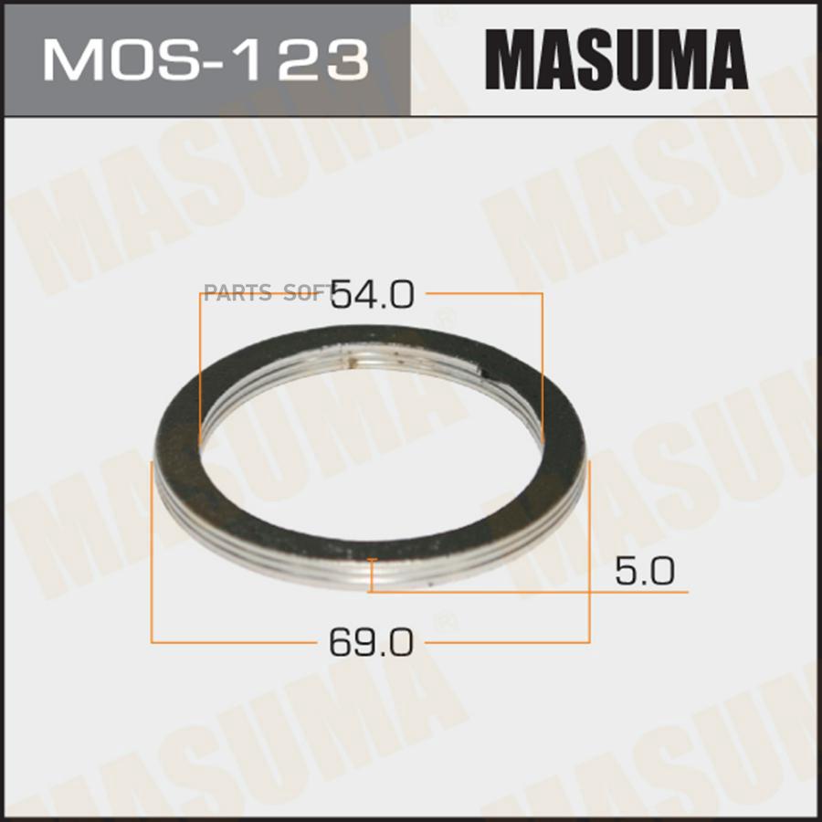 Кольцо Глушителя 54 Х 69 Universal Masuma арт. MOS-123