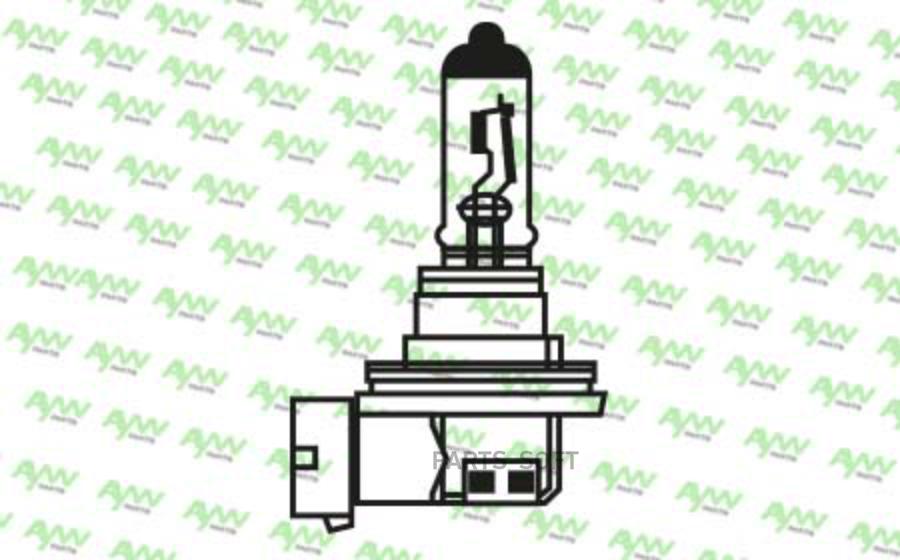 AYWIPARTS AW1910006 Лампа галогеновая H11 12V 55W PGJ19-2 H11 12V 55W PGJ19-2