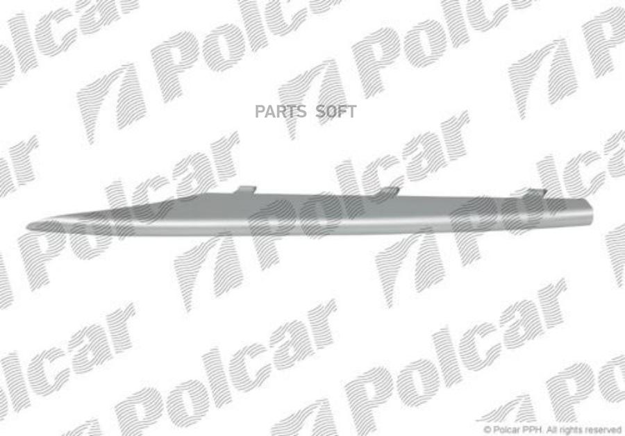 POLCAR 205127-3 Накладка решетки левый