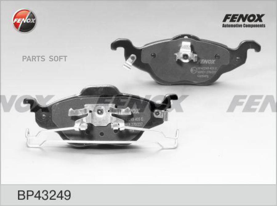 Колодки передние OPEL Astra F/G all -ABS FENOX BP43249
