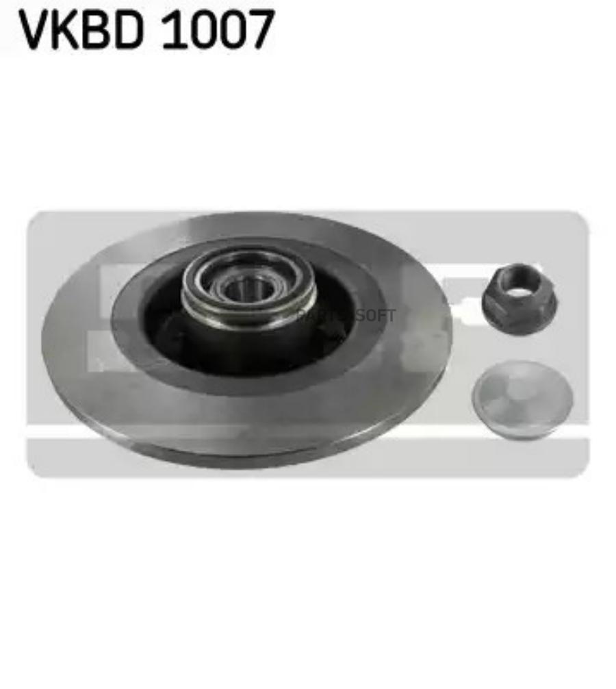SKF VKBD1007 Тормозной диск задн. с подш. ступ. (ASB)
