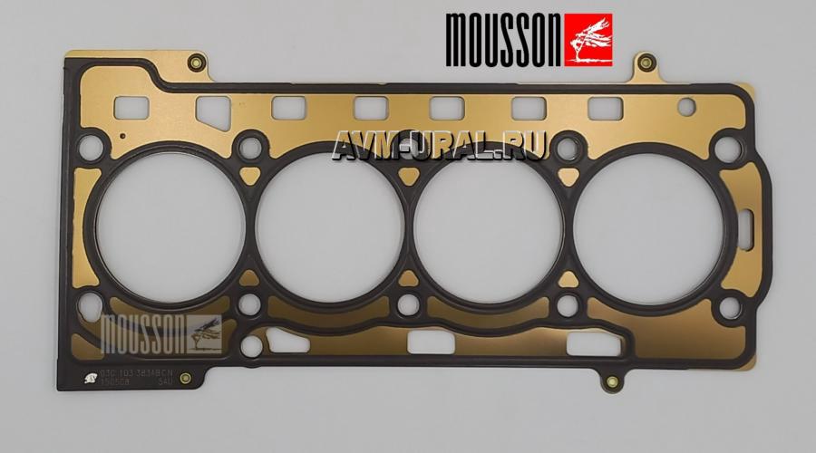 MOUSSON SGH16EA11119S Прокладка ГБЦ VAG 1,6 EA111 19 мм металл Mousson