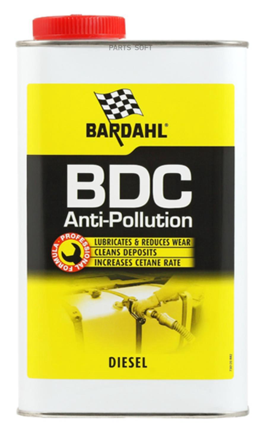 Bardahl присадка в дизель bardahl diesel treatment (bdc) (1л)