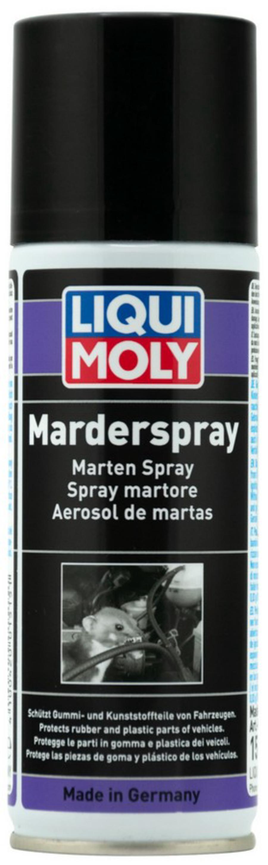 LIQUI MOLY 1515 Снят, замена 39021 Спрей защитный от грызунов Marder-Schutz-Spray (0,2л)