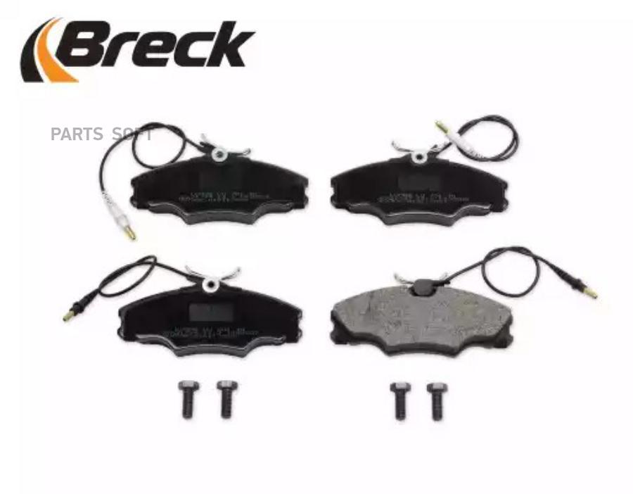 BRECK 217240070110 Комплект тормозных колодок, дисковый тормоз