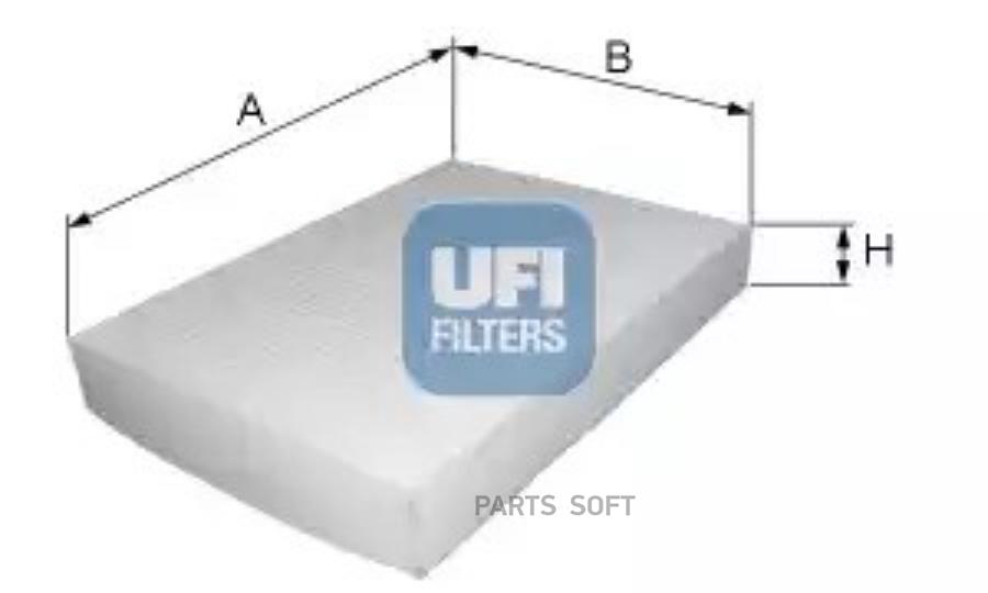 UFI 5322700 (647904) фильтр салона (микрофибра)