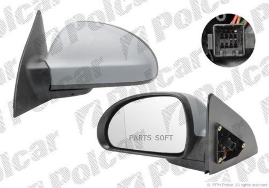 POLCAR 4114523E Зеркало внешнее Hyundai / KIA