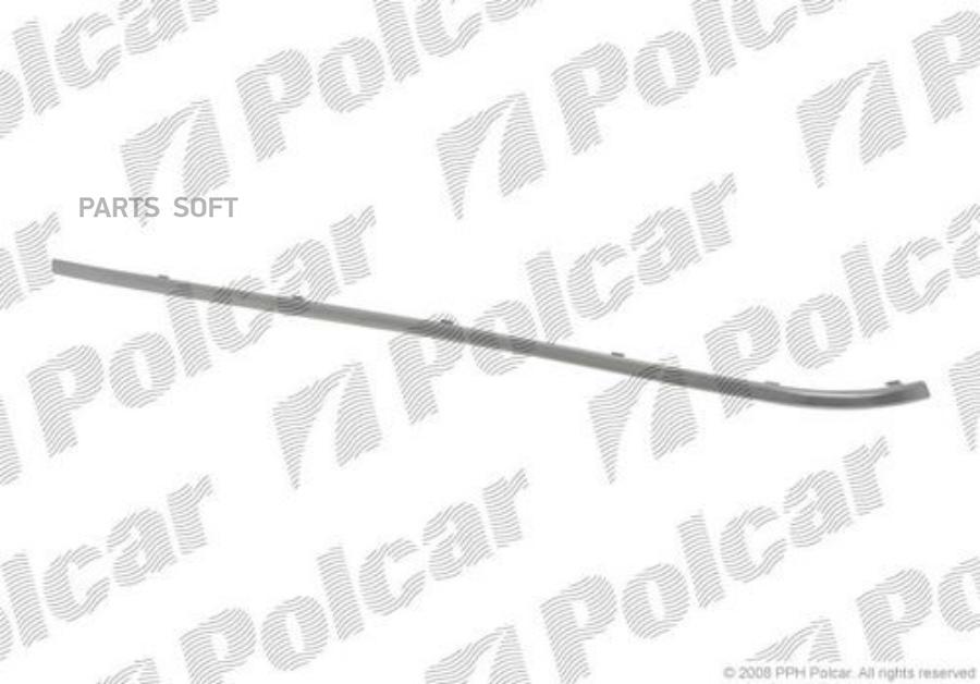 POLCAR 50159612 MERCEDES-BENZ W210E-KL, 95- молдинг накладки БАМ