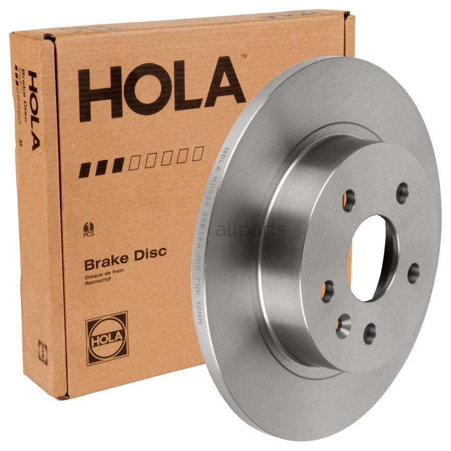 HOLA HD006 Диск тормозной задний CHEVROLET Cruze (15'), Aveo II (15') HOLA HD006