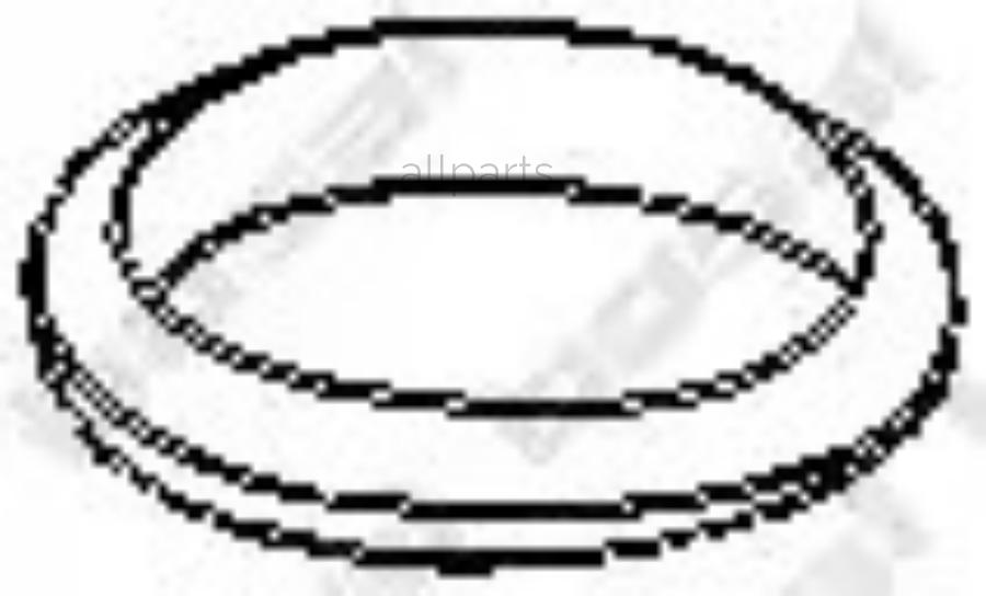 BOSAL 256-943 Уплотняющее кольцо вып. системы AUDI/VW