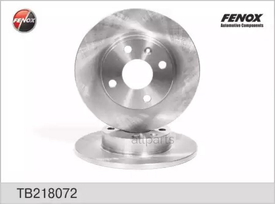 FENOX TB218072 TB218072_диск тормозной задний!\ Opel Corsa /Tigra TwinTop 1.4/1.8/1.3 CDTi 04>