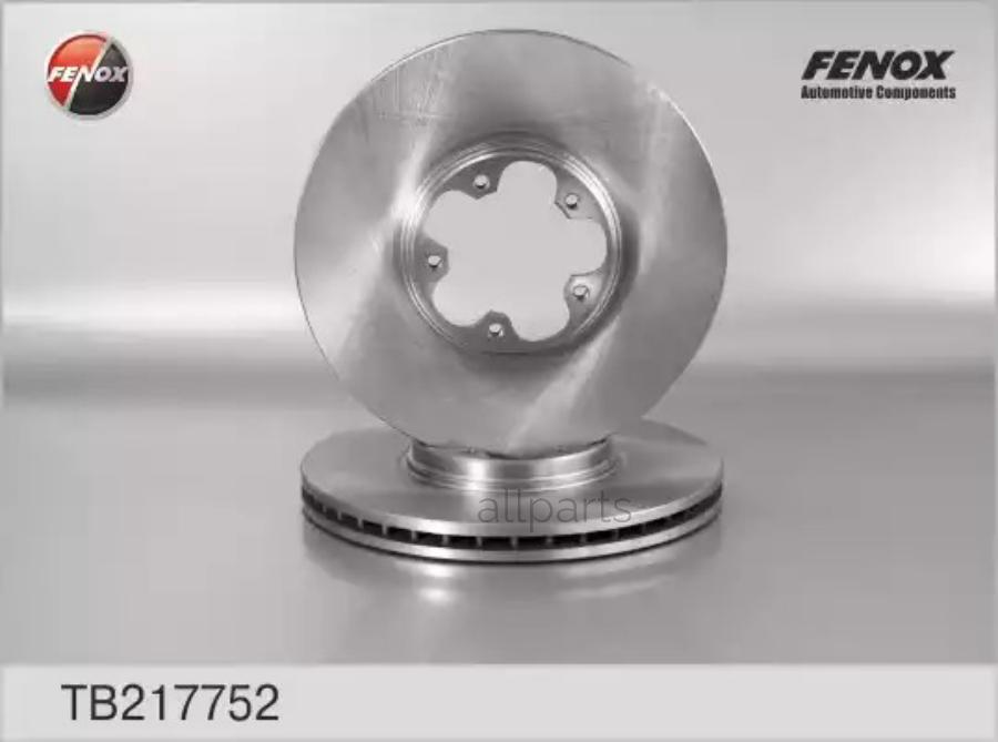 FENOX TB217752 Диск тормозной FORD TRANSIT 2.0D 00-06 передний вент. D 276мм.